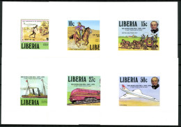 Liberia, MiNr. 1098-1103 B Blöcke, Postfrisch - Liberia