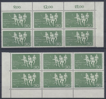 Berlin, MiNr. 521, 12 Marken In Zwei Bogenteilen, Postfrisch - Unused Stamps