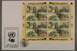 UNO Wien, MiNr. 205-208 ZD-Bogen, FDC - Otros & Sin Clasificación