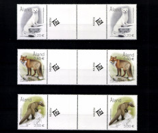 Aland, 9 Zwischenstegpaare Aus 2004, Postfrisch / MNH - Aland