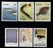 Aland, MiNr. 38-43, Jahrgang 1990, Postfrisch - Ålandinseln