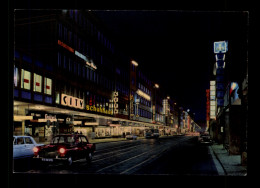 Saarbrücken, Bahnhofstraße Bei Nacht - Andere & Zonder Classificatie