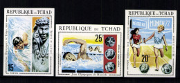 Tschad, MiNr. 379-381 B, Postfrisch - Tsjaad (1960-...)