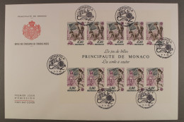 Monaco, MiNr. Block 44, FDC - Autres & Non Classés