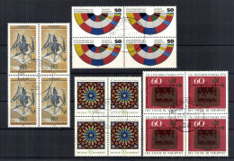 Deutschland (BRD), MiNr. 974,977,1002,1023 VB, Gestempelt - Usados