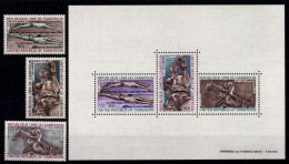 Kamerun, MiNr. 700-702, Block 9, Postfrisch - Kamerun (1960-...)