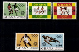 Ghana, MiNr. 472-476 A, Postfrisch - Ghana (1957-...)