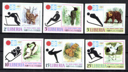 Liberia, MiNr. 810-815 B, Postfrisch - Liberia