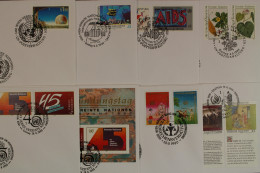 UNO Wien, MiNr. 98-109, Jahrgang 1990, UNPA, FDC - Sonstige & Ohne Zuordnung