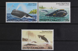 Norfolk Inseln, MiNr. 286-288, Wale, Postfrisch - Isla Norfolk