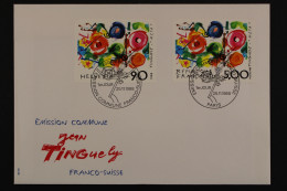 Schweiz, MiNr. 1380 Gemeinschaftsausgabe Mit Frankreich 2693, FDC - FDC