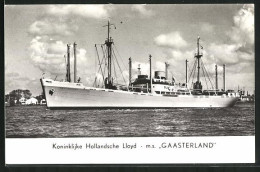 AK Koninklijke Hollandsche Lloyd M.S. Gaasterland  - Commerce