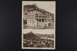 Braubach A. Rh., Restaurant Zur Schönen Aussicht, Ortsansicht M. Marksburg - Autres & Non Classés