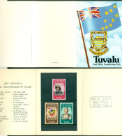 Tuvalu 1982 Princess Diana 21st Birthday Opt. Royal Baby Presentation Pack POP - Tuvalu (fr. Elliceinseln)