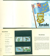 Tuvalu 1983 Insects, Dragonflies Presentation Pack POP - Tuvalu (fr. Elliceinseln)