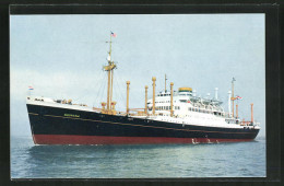 AK M. V. Noordam, Handelsschiff In Ruhiger See  - Cargos