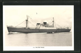 AK Handelsschiff M. S. Maltese Prince In Spiegelglatter See  - Commerce