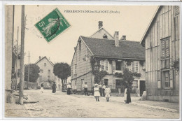 25 PIERREFONTAINE-LES-BLAMONT . Rue Du Village Animée , Enfants Et Adultes  , RARE  , écrite En 1913 , état Extra - Otros & Sin Clasificación