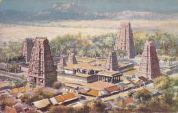PC43258 Madras. Temple At Trivalur. Tuck. Oilette. No 7066. B. Hopkins - Monde
