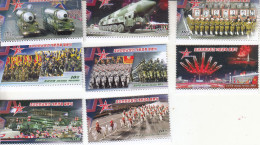 2023 North Korea Stamps The 75th Anniversary  Of Korean People's Army 8v - Corée Du Nord