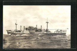AK Handelsschiff M.S. Prins Willem Van Oranje Bei Unruhiger See  - Comercio