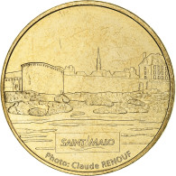 France, Jeton Touristique, Saint-Malo, 2008, MDP, Or Nordique, SUP+ - Altri & Non Classificati