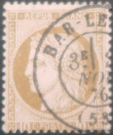 X1083 - FRANCE - CERES N°54 Avec CàD De BAR-LE-DUC (Meuse) De NOVEMBRE 1876 - 1871-1875 Cérès