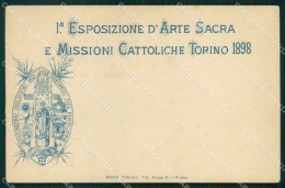 Torino Città Esposizione Arte Sacra Intero Postale ABRASA Cartolina MX3869 - Sonstige & Ohne Zuordnung