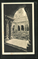 AK Barcelona, Exposicion Internacional 1929, Monasterio Romanico Claustro  - Exhibitions