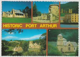 Australia TASMANIA TAS Historic PORT ARTHUR Nucolorvue PAC7 Multiview Postcard C1980s - Port Arthur