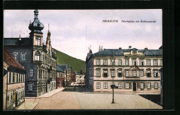 AK Graslitz, Marktplatz Mit Rathausstrasse  - Tchéquie