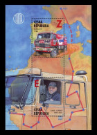 Czech Republic 2024 Mih. 1245/46 (Bl.106) Rally Raid Driver Karel Loprais. Dakar Rally. Trucks MNH ** - Ungebraucht