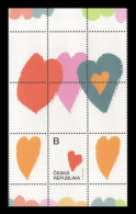 Czech Republic 2024 Mih. 1248 Valentine's Day (with Labels) MNH ** - Unused Stamps