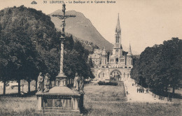 PC43399 Lourdes. La Basilique Et Le Calvaire Breton. Photomecaniques. No 38. B. - World