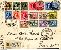 Conciliazione Serie Completa Su Racc. Exp Per Parigi - Unused Stamps