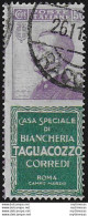 1924-25 Italia Pubblicitari 50c. Tagliacozzo Mc Cancelled Sassone N. 17 - Other & Unclassified