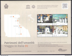 2013 San Marino Foglietto Patrimoni Dell'Umanità BF N° 131 MNH** - Blocks & Kleinbögen