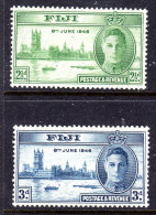 FIJI - 1946 VICTORY SET (2V) FINE MNH ** SG 268-269 - Fidschi-Inseln (...-1970)