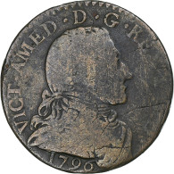 Duché De Savoie, Vittorio Amedeo III, 5 Soldi, 1796, Turin, Billon, TB - Piemonte-Sardinië- Italiaanse Savoie