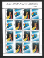 (LOT366) Colombia Postage Stamp Sheet. 2000. Sc 1166. XF MNH - Colombia