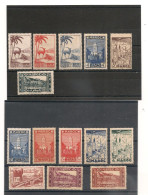 MAROC ANNÉE 1939/42 N° 163/199* Et  Oblitérés Cote : 20,00 €+ - Unused Stamps