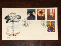 CHINA PRC  FDC COVER 1985 YEAR DISABLED BRAILLE SIGN LANGUAGE HEALTH MEDICINE STAMPS - 1980-1989