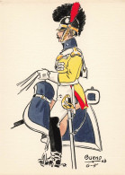 UNIFORME - ESPAGNE - REGIMENT DRAGON  - PAVIA -1815 - ILLUSTRATEUR; BUENO - CARTE ( 9 X 12,8 Cm) - Uniforms