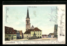 AK Schwabach, Blick Zur Kirche  - Schwabach