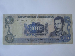 Nicaragua 100 Cordobas 1985 Banknote See Pictures - Nicaragua