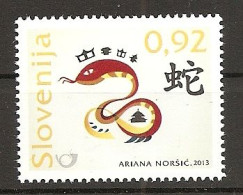 SLOVENIA 2013,CHINESE NEW YEAR-YEAR OF THE SNAKE - Slovénie
