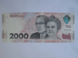 Argentina 2000 Pesos 2023 Banknote UNC,see Pictures - Argentine