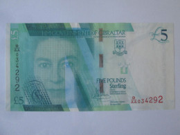 Gibraltar 5 Pounds 2020(2021) AUNC Banknote - Gibilterra
