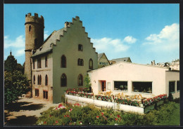 AK Eltville /Rhein, Rheinterrassen Hotel-Restaurant Burg Crass, Inh. Friedrich Wilhelm  - Eltville
