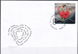 SLOVENIA,2013,LOVE STAMP,HEART,HERZ,,FDC - Slovénie